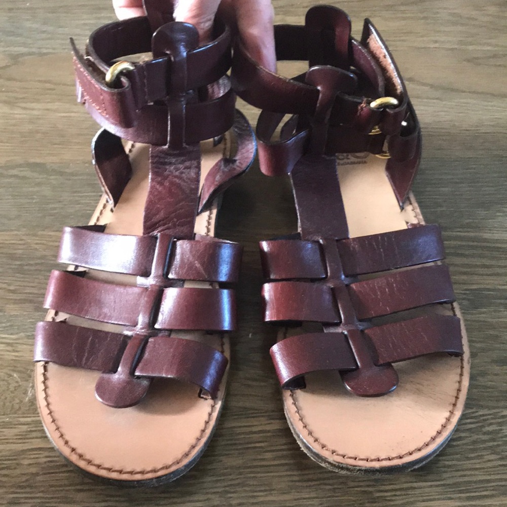 D&G gladiator sandals.  Size 6